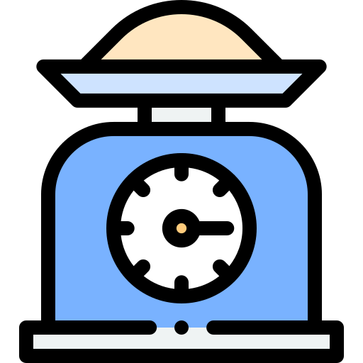 Kitchen scale icon
