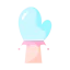 Baby gloves icon 64x64