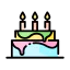 Birthday cake icon 64x64
