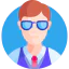 Nerd icon 64x64