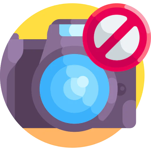 No camera icon
