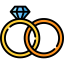 Wedding rings icon 64x64