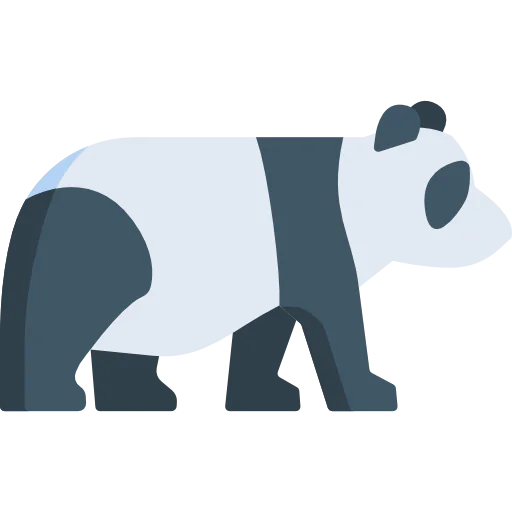 Panda bear icon
