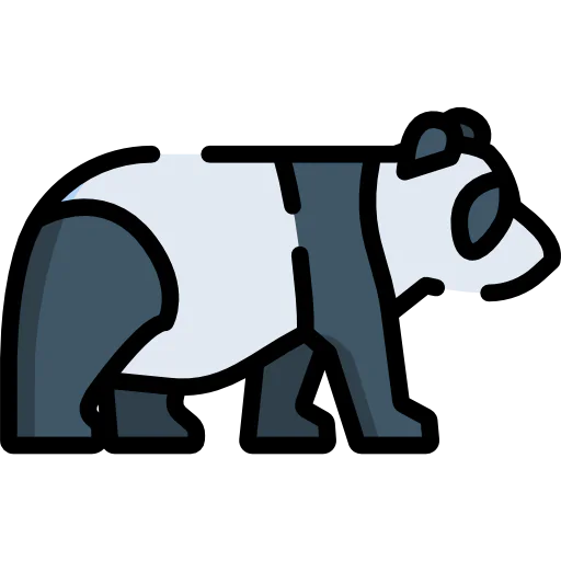 Panda bear icon