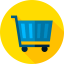 Shopping cart icon 64x64