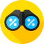 Binoculars icon 64x64