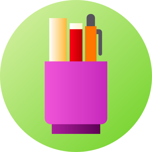 Pencil case icon