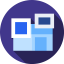 Modern house icon 64x64