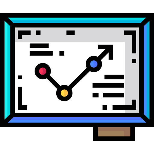 Line chart icon