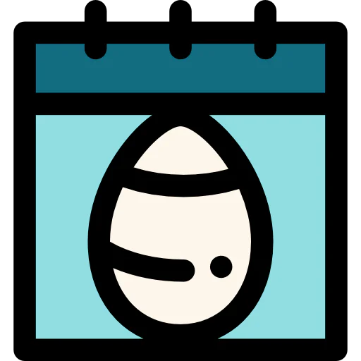 Easter day icon