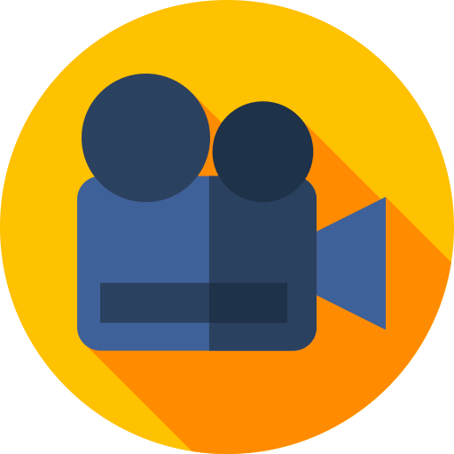 Cinema camera icon