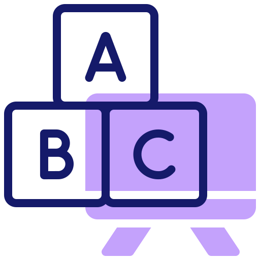Abc block icon