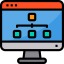 Flow chart icon 64x64