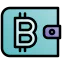 Биткойн-кошелек иконка 64x64