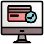 Credit card payment icon 64x64