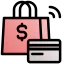 Online shopping icon 64x64