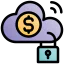 Cloud banking icon 64x64