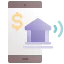 Mobile banking icon 64x64