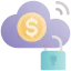 Cloud banking icon 64x64