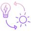 Solar energy icon 64x64