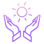 Solar energy icon 64x64