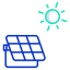 Solar energy icon 64x64
