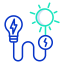 Solar energy icon 64x64
