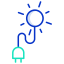 Solar energy icon 64x64