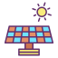 Solar energy icon 64x64