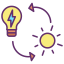 Solar energy icon 64x64