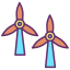 Eolic energy icon 64x64