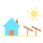 Solar energy icon 64x64