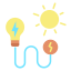 Solar energy icon 64x64