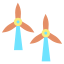 Eolic energy icon 64x64