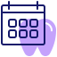 Dental schedule icon 64x64