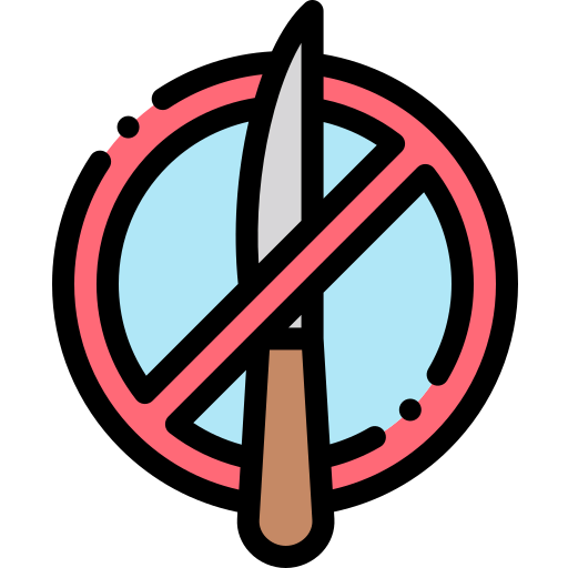 No sharp objects 상