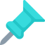 Push pin ícone 64x64