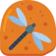 Dried insect in amber icon 64x64