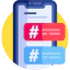 Hashtag Symbol 64x64