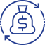 Money bag icon 64x64
