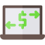 Money transfer icon 64x64