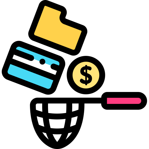 Stealing data icon