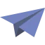 Paper plane icon 64x64