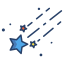 Shooting stars icon 64x64