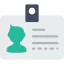 Id card icon 64x64