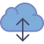 Cloud computing icon 64x64