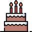 Birthday cake icon 64x64