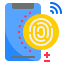 Fingerprint scan icon 64x64