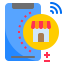 Online shopping icon 64x64