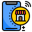 Online shopping icon 64x64